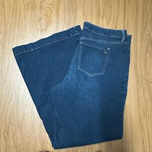 Jessica Simpson true love wide leg trouser Jean size 14w